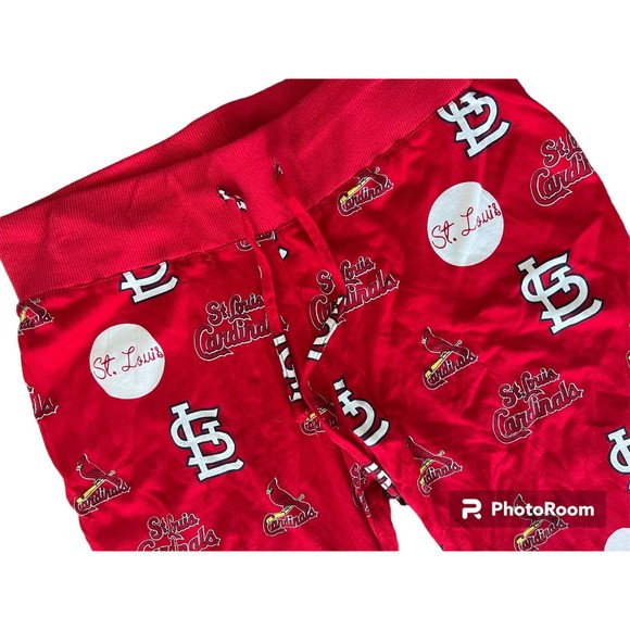 St. Louis Cardinals Pajama Pants Womens Medium Loungewear All Over Print Flare - Picture 4 of 8
